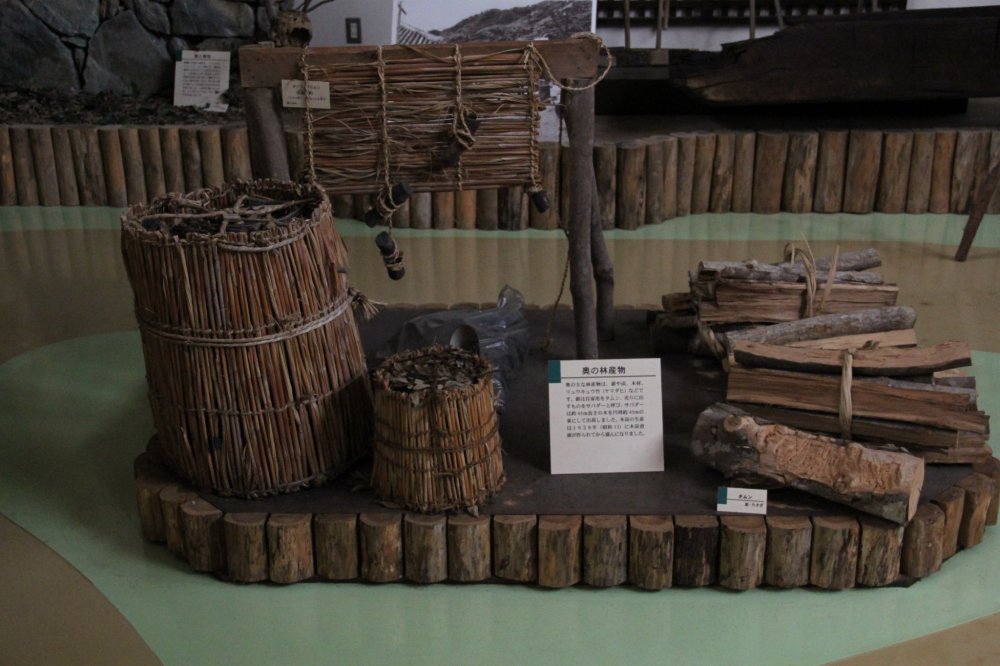 Traditional wood and weaved items used in Yanbaru; Yanbaru is the Okinawan term for northern Okinawa, also know administratively as the Kunigami District&nbsp;