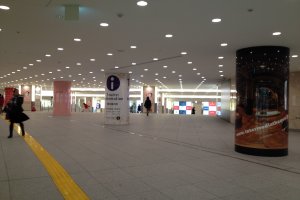 From Tokyo Station&nbsp;you just take the well-lit and sign-posted underground pass and you&nbsp;get directly&nbsp;to floor&nbsp;B1 of the KITTE Marunouchi Building.