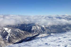Hakuba Goryu as viewed from the Happo summit offers a gold medal view for skiers and snowboarders.