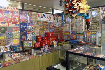 <p>A toy corner contains items that still entertain children decades after being made.&nbsp;</p>