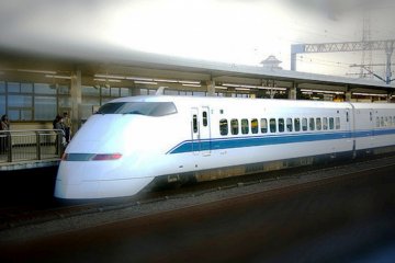The Nozumi Bullet Trains depart every 10 mins during peak periods