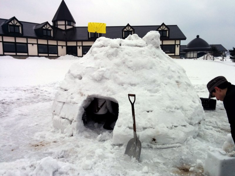 <p>The finished igloo. Let&#39;s find out how to make this.</p>