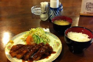 Tonkatsu lunch set