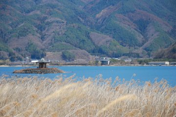 <p>บรรยากาศริมทะเลสาบ Kawaguchiko</p>
