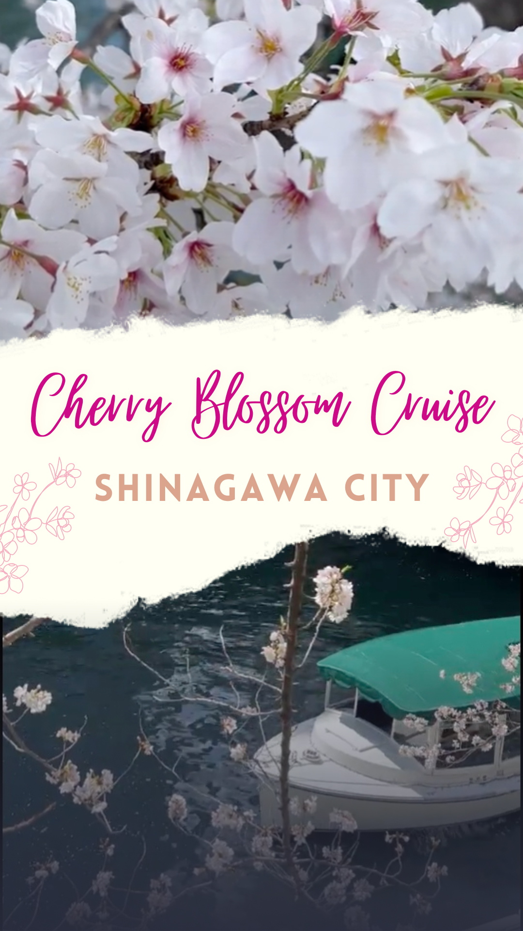 Cherry Blossom Cruise in Shinagawa City